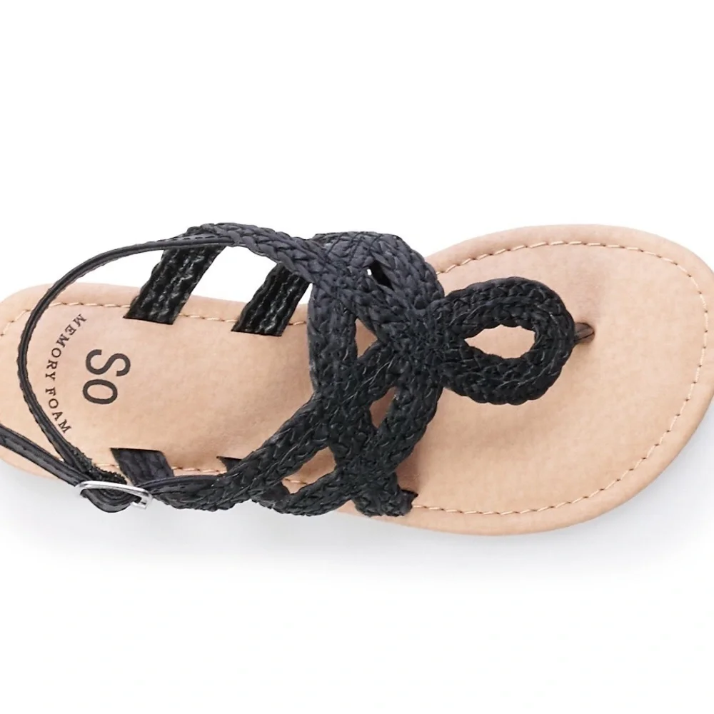 NEW SO RUTHA GIRLS SANDALS MEMORY FOAM